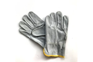 Wholesale Cheap Cowhide Split Leather Welding Working Gloves