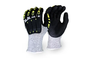 SKYEE New Design TPR Glass Stainless Knitted High Impact A5 Cut-resistant Anti Abrasion Labor Protection Gloves for Welding