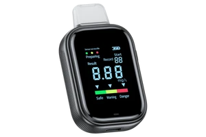 Portable High-Precision Alcohol Tester with Detachable Blowpipe Compact Size Fits Pockets