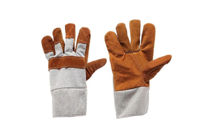 Latest Design Heavy Duty Kevlar Stitch Cow Split Leather Welding Gloves Fireproof Cotton Liner for Work and Heat Protection