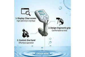 Portable DSM-G Glass Digital Concentration Density Meter Beverage Juice Alcohol Sugar Content Tester For Food Industry