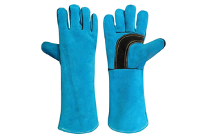 Welding Work Gloves Custom Design Polyethylene Heat Resistant Safety Cuff 16INCH for Work Quality Materials