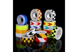 Multi-Color Micro Prismatic Reflective Sheeting for Traffic Safety-round Shape PET Material OEM Brand