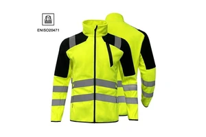 Hivis Fleece Jacket Reflective Safety Clothing High Visibility Workwear