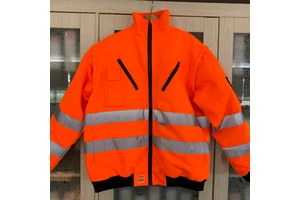 Twill Safety Clothing Custom Waterproof Yellow Safety Wholesale Orange Color Reflective Jacket