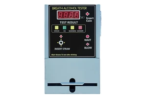Professional Coin-Operated AT-819(319) Breathalyzer Vending Machine Model For Fuel Cell Alcohol Tester