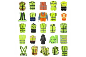 Factory Price OEM ODM Custom Style Fabric Logo Outdoor Security Workwear Hi Vis Reflective Safety Clothing Vest Multi-Colored