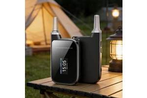 H3 Professional Digital Electrochemical Car Fuel Cell Breathalyzer Keychain Mouthpiece LCD Display Alcohol Tester