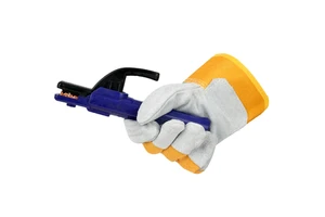 Select Cow Split Leather Palm Work Glove Wear Resistant Builder Gloves Heat Resistant Fireproof Welder Protective Welding Glove