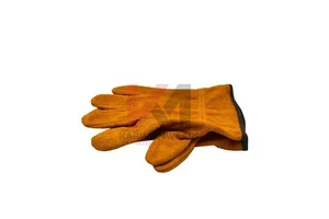 Welding Gloves Soft Cowhide Leather Work Gloves Labor Protection Welding Safety Heat Insulation Wear Resistant Durable Hand