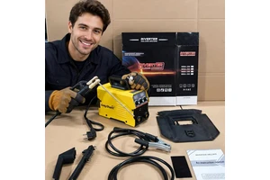 Unique Design Three Knobs Three Knobs Maquina De Soldar 220v STICK MINI-300 ARC WELDER MMA INVERTER WELDING MACHINE