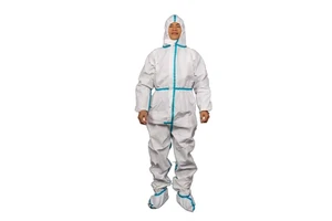 PP Nonwoven Fabric Safety Clothing Microporous Coverall White