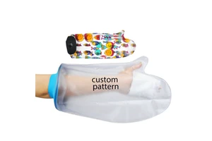 CRYOPUSH Custom Hand Waterproof Elastic Thermoplastic Eco-friendly CE/ISO13485 Certified Cast Cover Protector For Bandage