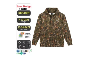 High Quality Custom Camouflage Uniform Hunting Clothing Waterproof Isolation Hunting And Fishing Jacket For Autumn And Winter