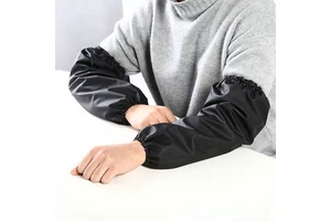 Wholesale Reusable Multifunction Protection PVC Arm Sleeve Cover Black Vinyl Oversleeve