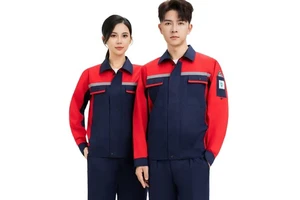 Breathable Thermal Cotton High Visibility Workwear Safety Coverall Uniform Reflective Protective Clothing for Workers