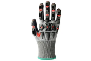 Professional TPR Anti-Cut Impact Gloves Breathable Anti-Vibration Safety Work Gloves for Industrial Welding