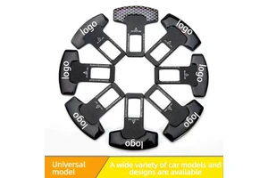 Factory Custom Logo Universal Car Seat Safety Accessories Seatbelt Clip Alarm Stopper Silencer