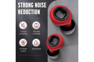 STARSKY Non-Toxic Silicone Customized Concert Earplugs CE RoHS Certified Intrinsically Safe Foldable Circular Hearing Protection