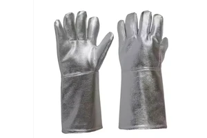 Best Quality High-Temp Aluminized Welding Gloves Heat Resistant Safety Working Gloves for Welder