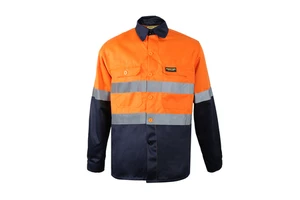 SAFETYBOY Custom Logo Reflective Level D Protection 100-150C Heat Resistant Safety Clothes Comfortable Cotton Construction