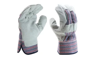 Leather Work Gloves Insulated Winter Safety Gloves Grain Leather, OEM Driver Welding Gloves for Men Factory Supply