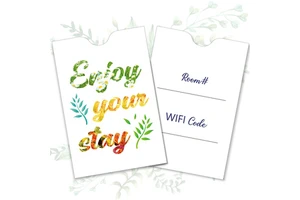 Custom Hotel Key Card Envelope Key Card Holder Sleeves Credit Card Sleeves