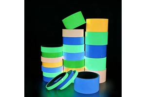 Colorful Waterproof Luminous Self Adhesive Glow In The Dark Safety Tape Fire Auto Glow Tape