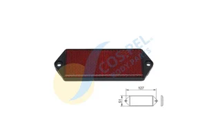 New COS.PEL. RED Reflector 12.5cm for Replacement