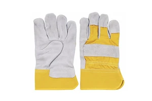 Half Leather Welding Gloves Length 10inch