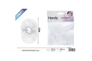 Disposable Clear ABS Earmuffs 10-Piece Protective Noise Reduction Foldable Hearing Protection Hygiene Product 8445542400390