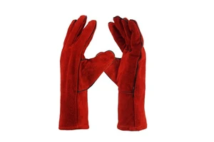 Heat and Cut Resistant Welding Leather Gloves Protective Loose Work Glove