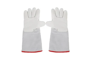Canvas Labor Wear Protective Gloves Electric Welding Gloves 24-wire Double Layer Thick Gloves