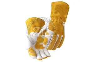 Wholesale Professional Fire Proof Waterproof Customizable Leather Welding Gloves Work Safety Gloves