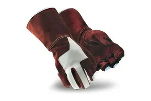 Heavy Duty Cow Split Leather Welding Gloves | Heat Resistant Fireproof Work Gloves for MIG TIG Stick Welder | Wholesale