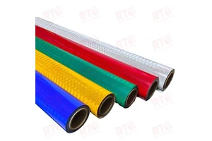 Danger Reflejante Natural Mover Curb Rope Sheets Custom Orange Photoluminescent Material Diamond Grade Reflective Tape
