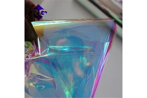 1.02M Width Blue Purple Dichroic Iridescent Angelina Fantasy Iridescent Plastic Film