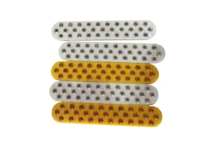Road Safety Marking High Brightness Reflective Panel Rectangle 31 Glass Beads Reflector Cat Eye