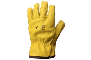 Smooth Durable And Protective AB Grade Soft Safety Welding Cow Leather Work Gloves Men