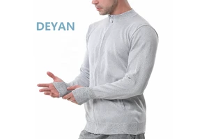 Security Body and Hand protection Long Sleeve Cut Resistant Wear Resistant Slash Proof Clothes with Zipper for Tool Production