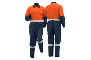Custom Men Industrial Uniforms Safety Clothes Construction Workwear Coverall Work Clothing