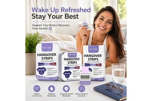 Best Selling Hangover Relief Oral Films Fast Dissolve Alcohol Detox Milk Thistle Oral Strips