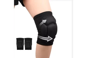 Adjustable Elastic Anti-Slip Neoprene Nylon Knee Pads EVA Compression Protective Collision Avoidance Sleeve Thick Basketball
