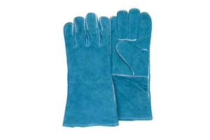 Welding Leather Gloves Heat Resistant Cow Leather Safety Working Gloves