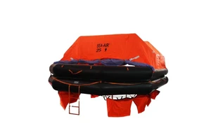 SOLAS Certified 25-Person Throw-overboard Inflatable Life Raft CCS Approved Marine Liferaft for Commercial Ships