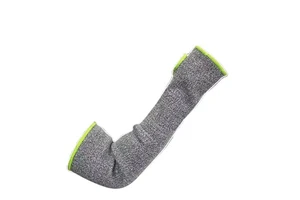 HPPE Cut Puncture Resistant ANSI/ISEA Cut Level 5 Tear-Resistant Safety Arm Sleeves Thumb Hole for Factory Camping Outdoor Use