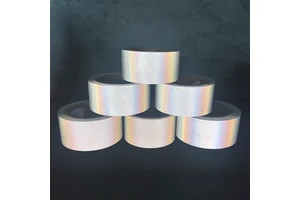 Reflective Material Manufacturer High Quality En20471 Certified Silver TC Reflective Tape for Jacket Vest