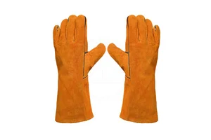 Breathable High Quality Leather Welding Gloves Unisex Custom Fleece Lined Molten Metal Protection TIG MIG Compatible Latest