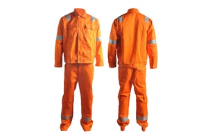 Industrial Safety Wear Coverall Uniform with Reinforced Stitching for Heavy Duty Work