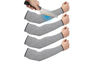 High Performance Nylon Long Sleeves Industry Driving Pet Use Cut Heat Resistant Protective Safety Anti-cut Arm Sleeve